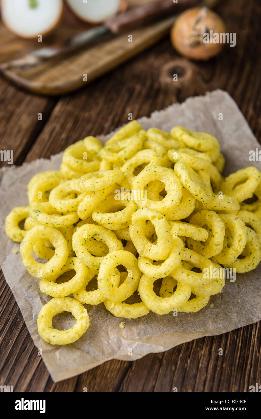 Crispy golden onion rings hi-res stock photography and images - Alamy