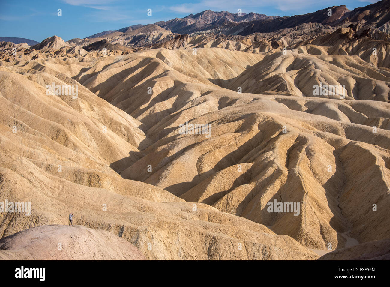 Death Valley National Park Landscapes taken in March, 2015 Stock Photo