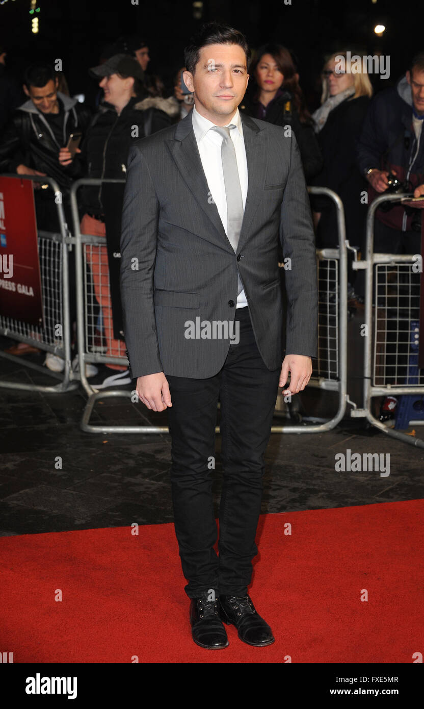John Magaro attends the 59th BFI London Film Festival Amex Gala