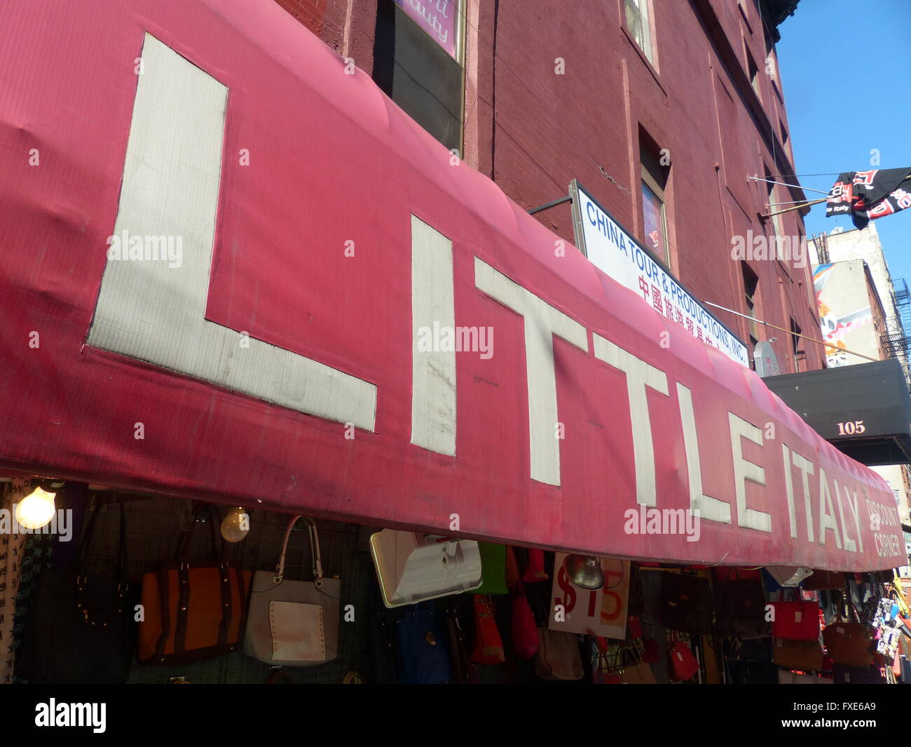 New York Little Italy Stock Photo Alamy