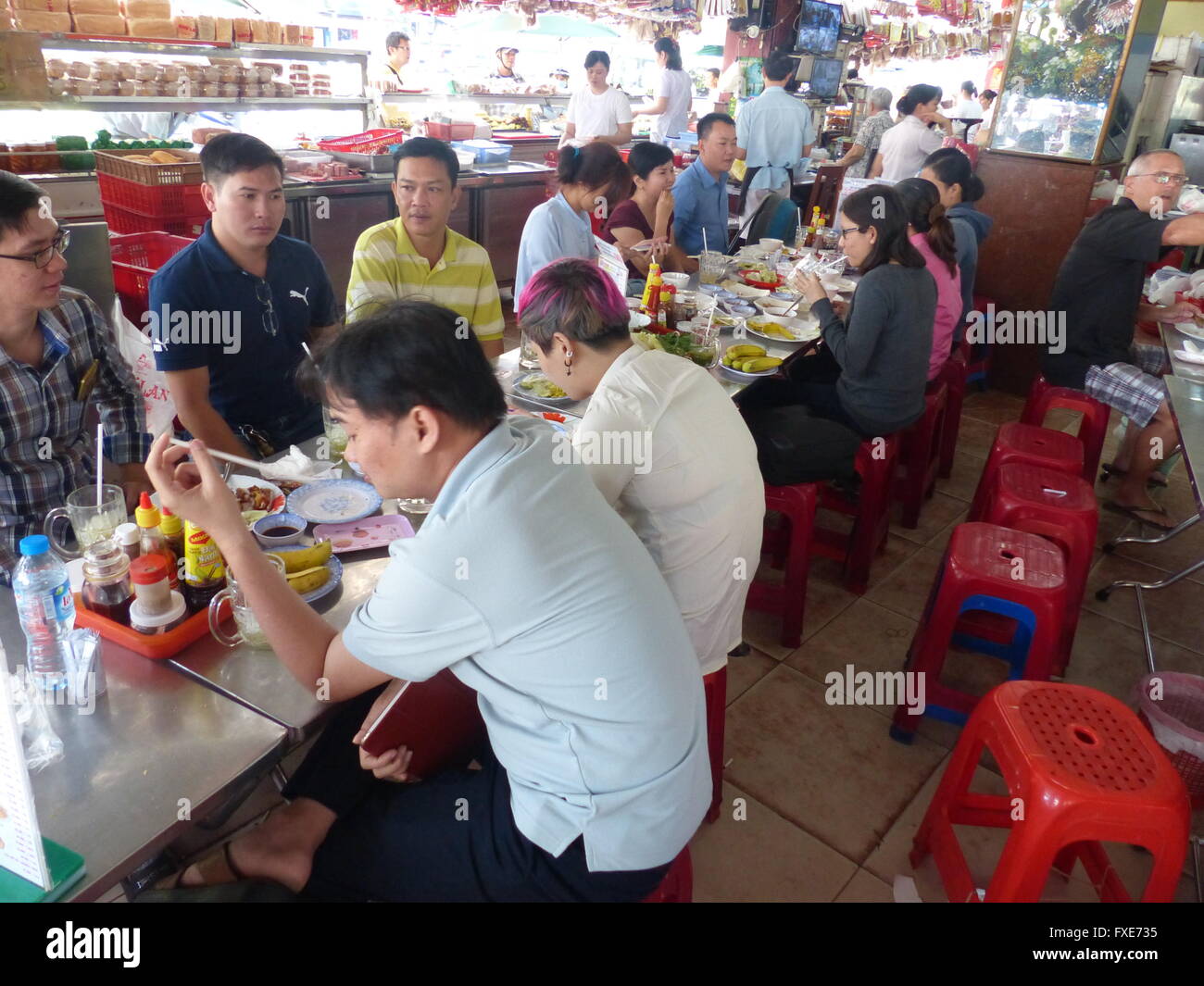 Vietnamese restaurant in Saigon Stock Photo