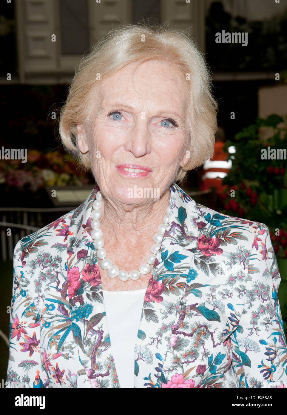 Mary Berry the VIP preview day of The Chelsea Flower Show at The Royal
