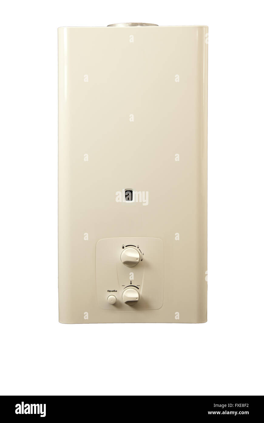 apparatus for heating water for domestic use Stock Photo Alamy