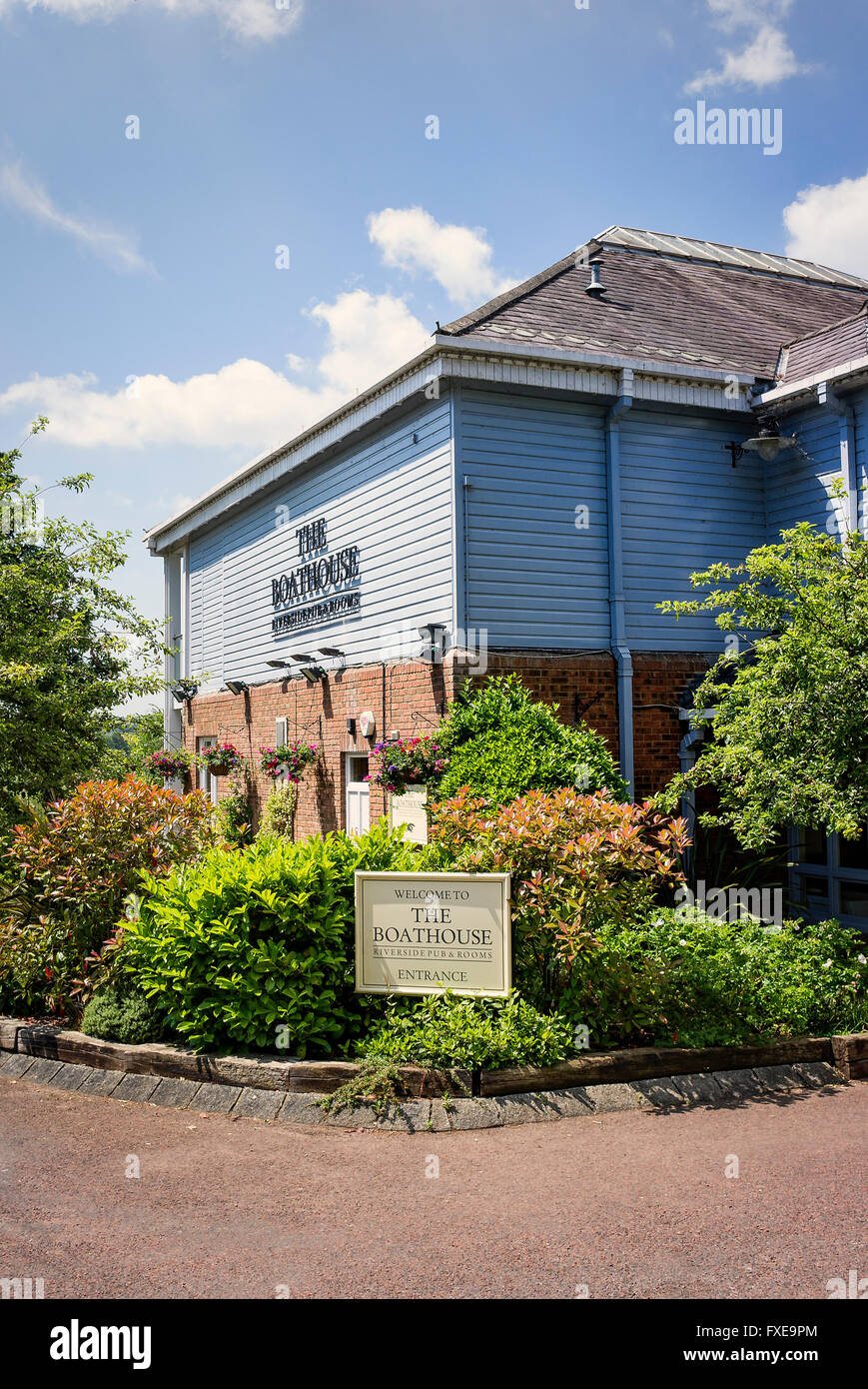 The Boathouse entrance Bath UK Stock Photo Alamy