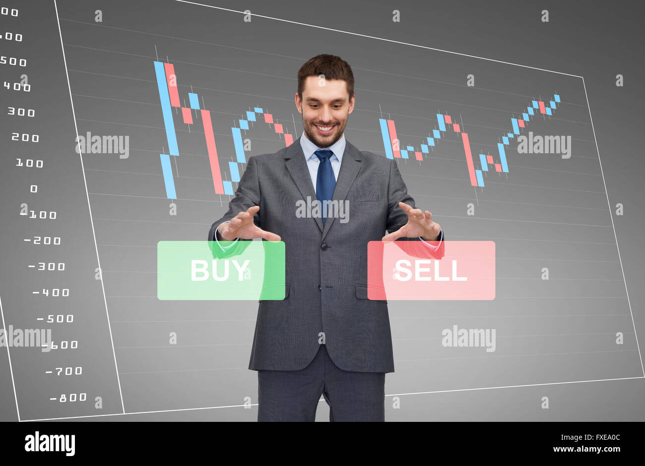 Businessman Or Stock Broker Over Forex Chart Stock Photo 102348076 - 