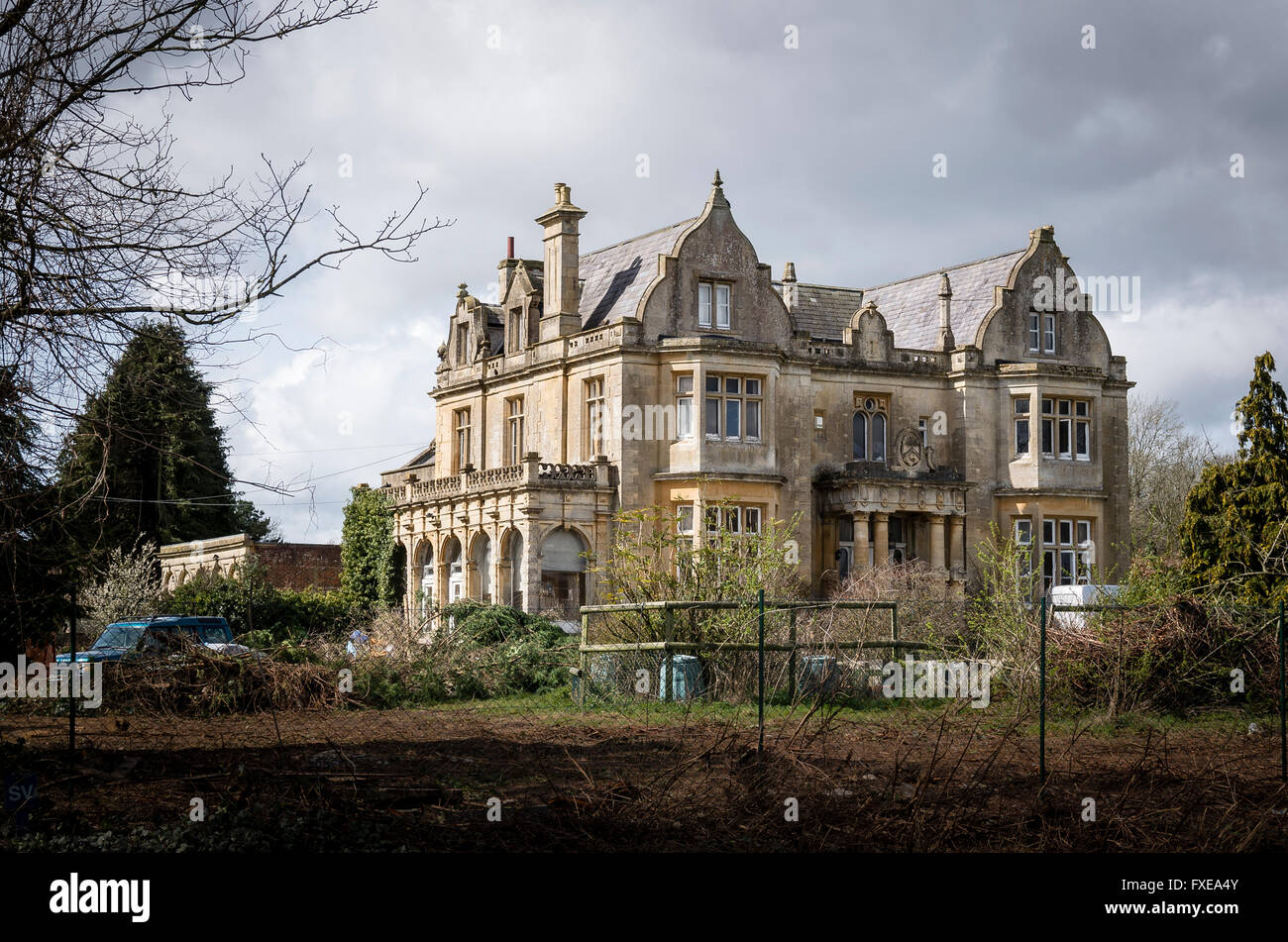 St Edith's House in Bromham Wiltshire UK Stock Photo Alamy