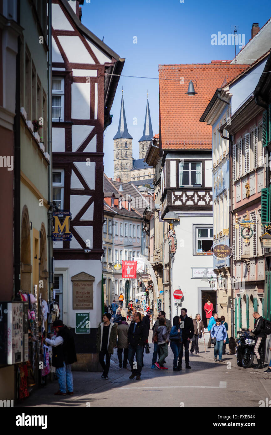 Bamberg Sandstrasse Stock Photo Alamy
