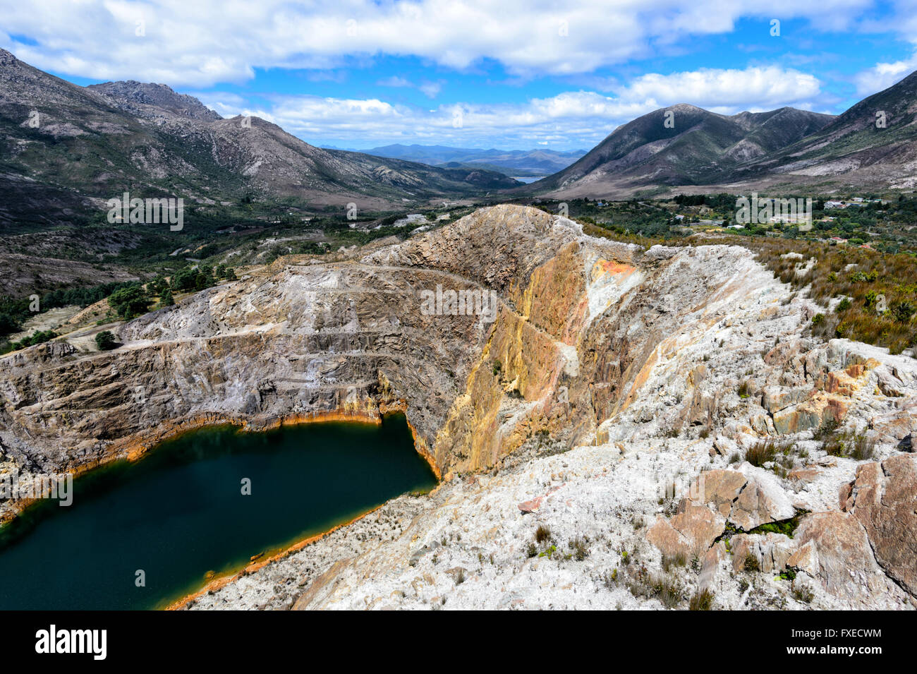 Former Open Cut Mine Viewed from the Iron Blow Lookout, Gormanston near