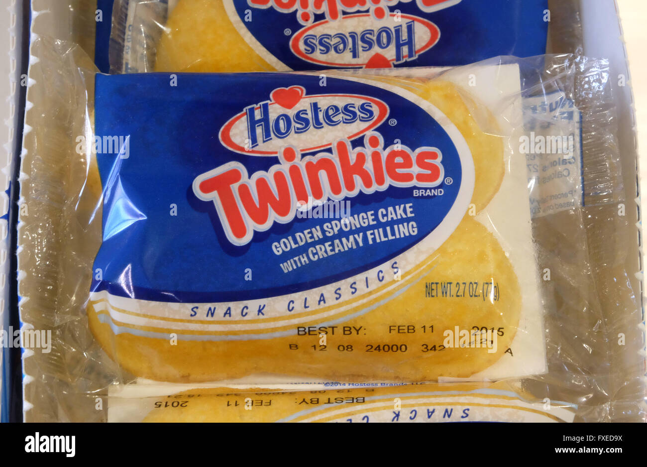 Twinkies Twinkie for sale in New York City, United States of America. Stock Photo