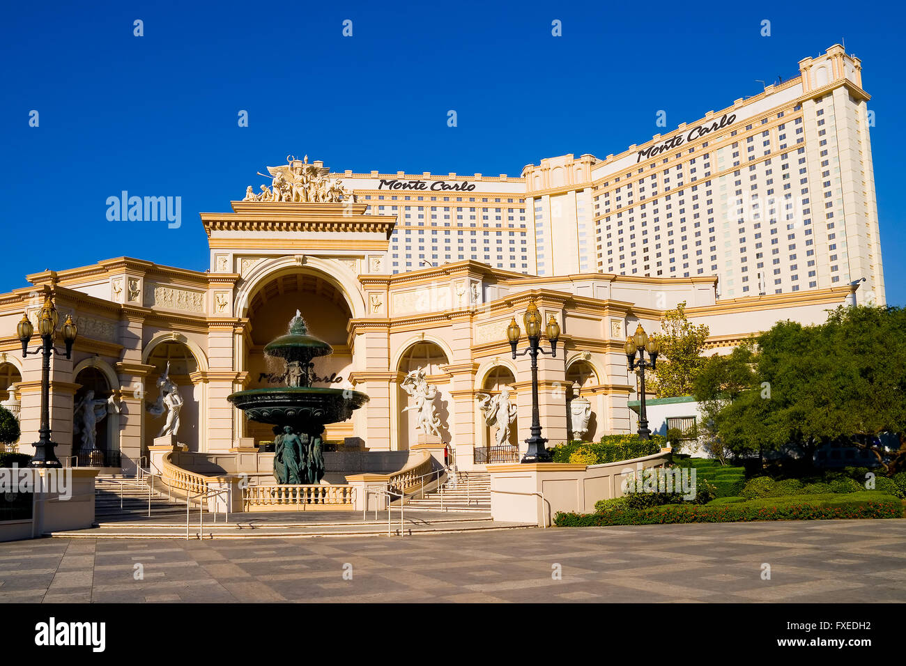 Monte Carlo Casino in Las Vegas Stock Photo Alamy