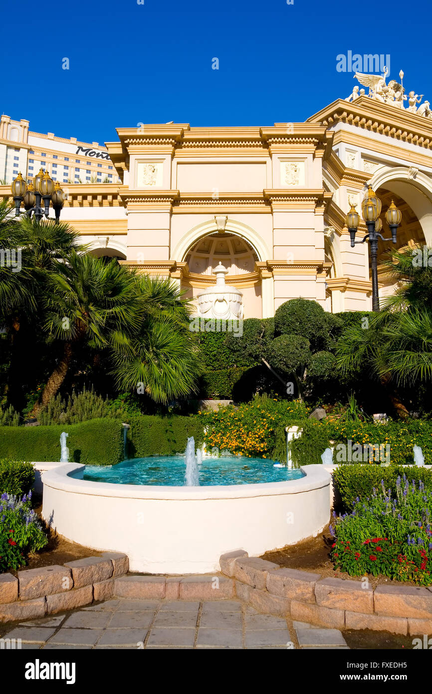 Monte Carlo Casino in Las Vegas Stock Photo