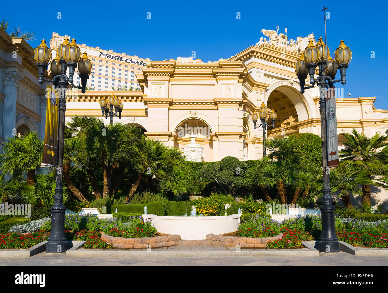 Monte Carlo Casino in Las Vegas Stock Photo