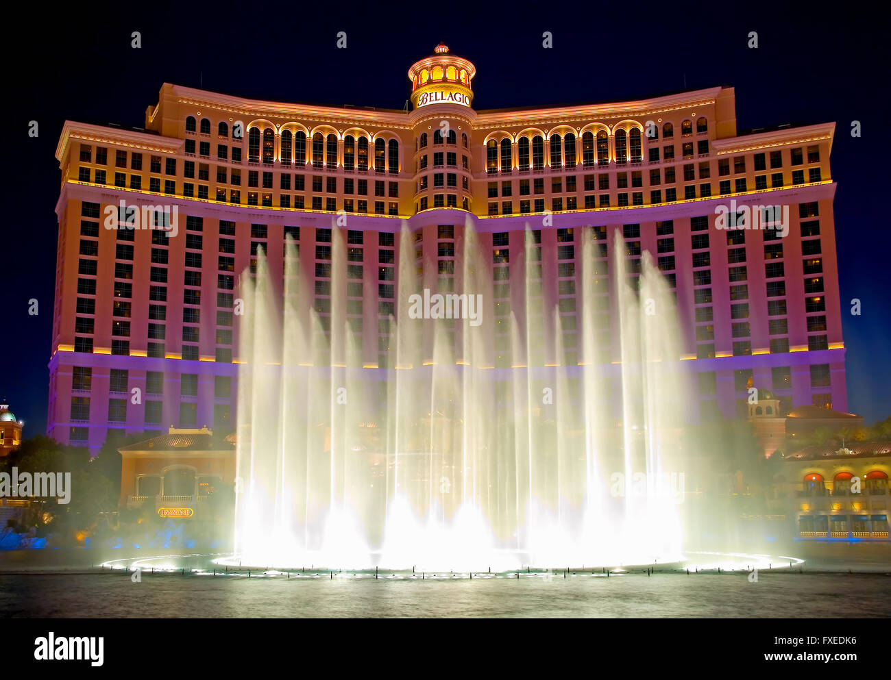 Dancing Water Fountain in Las Vegas Stock Photo - Alamy