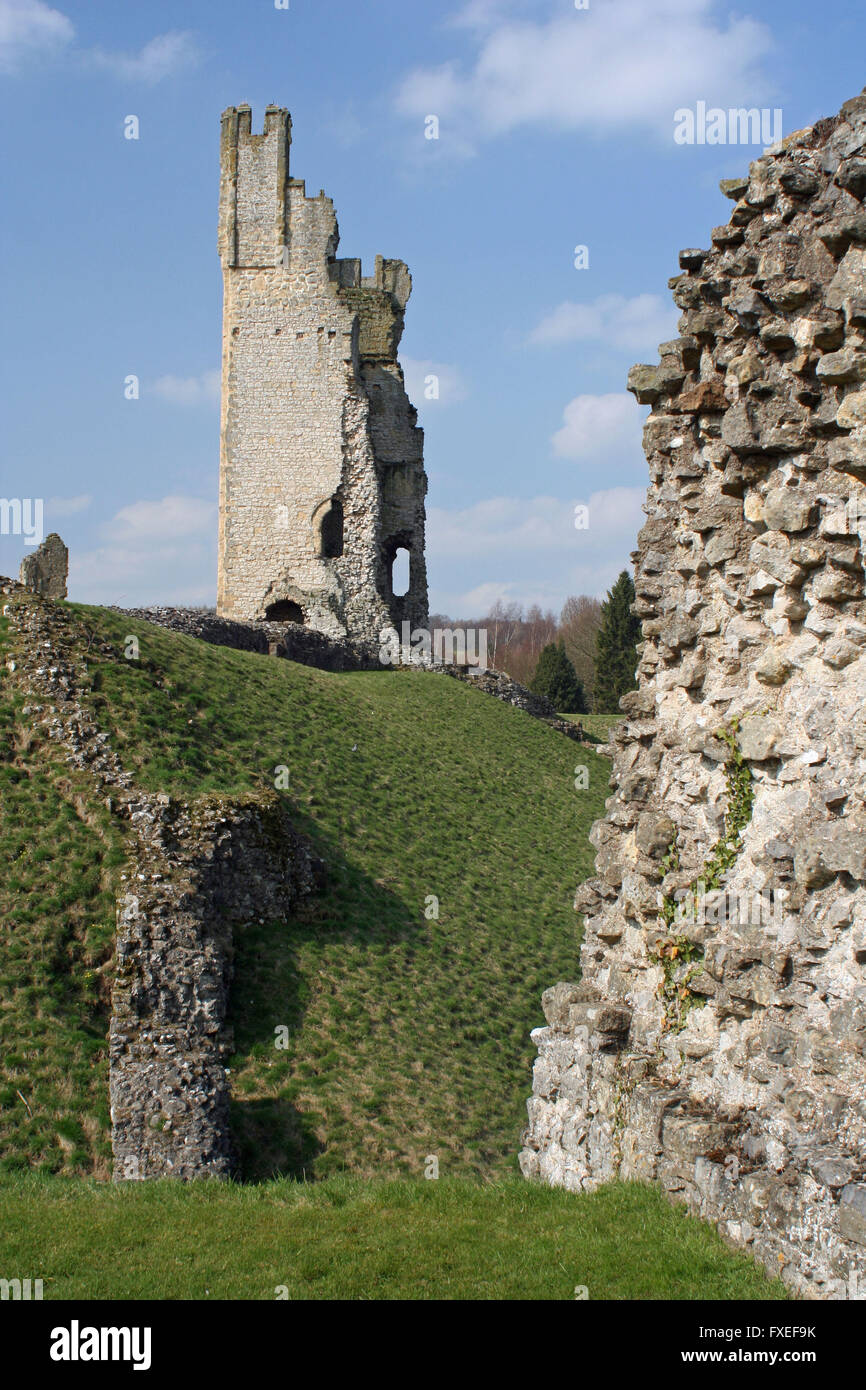 Helmsley Castle Stock Photo