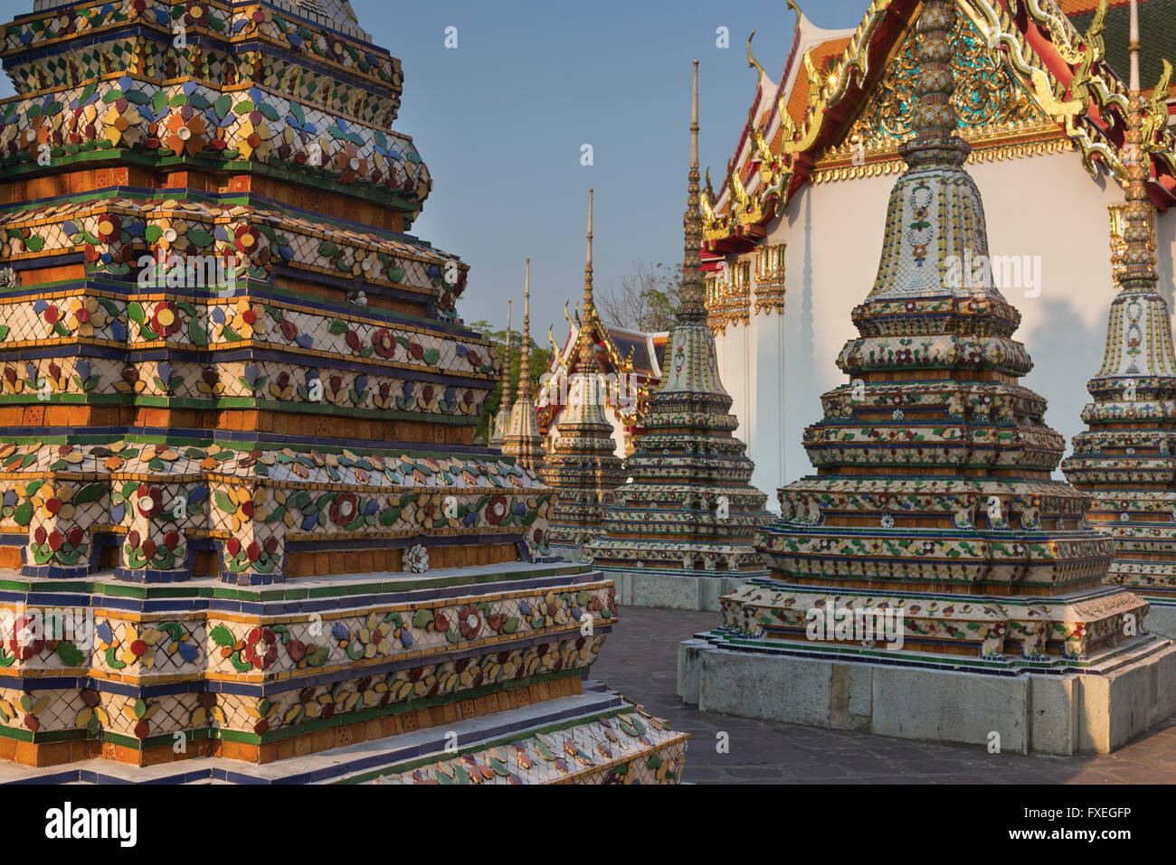Wat Pho Bangkok Thailand Stock Photo