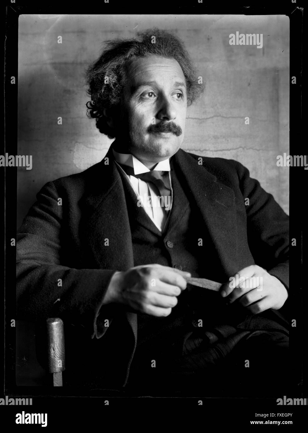 Bildnis Albert Einstein (1879-1955) Stock Photo