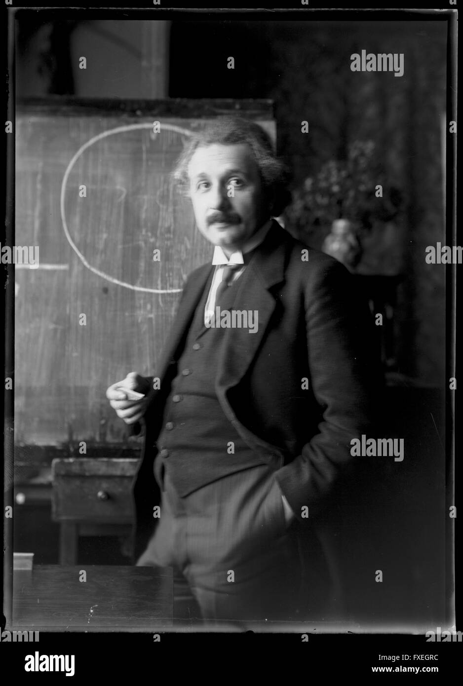 Bildnis Albert Einstein (1879-1955) Stock Photo