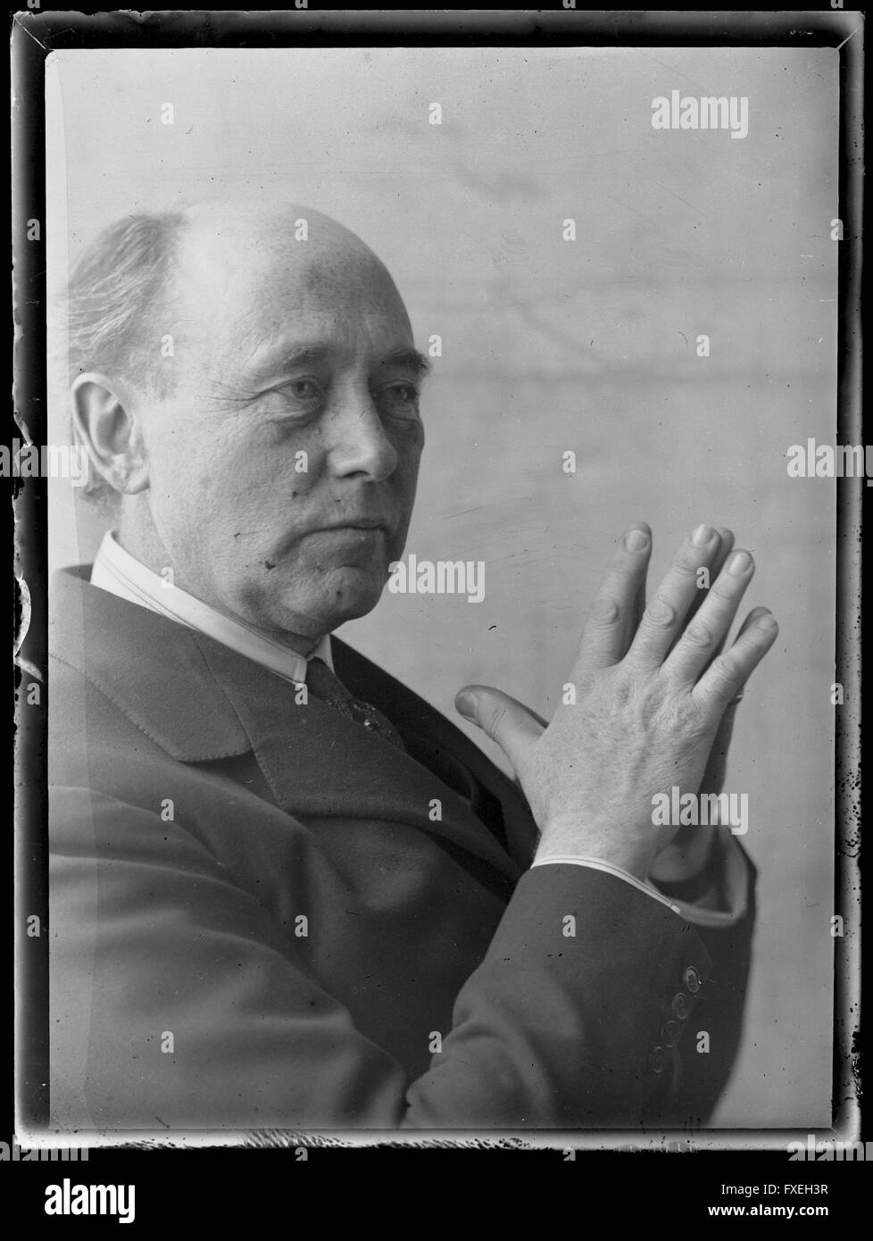 Bildnis Felix Weingartner (18631942 Stock Photo Alamy