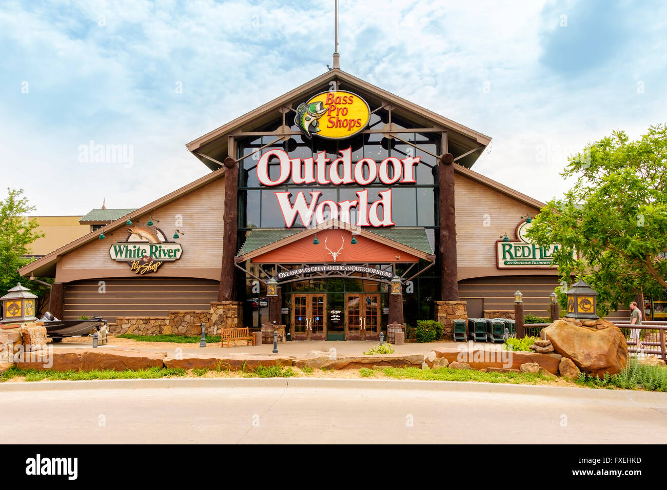 Bass Pro Shop exterior in Oklahoma City, Oklahoma, USA Stock Photo