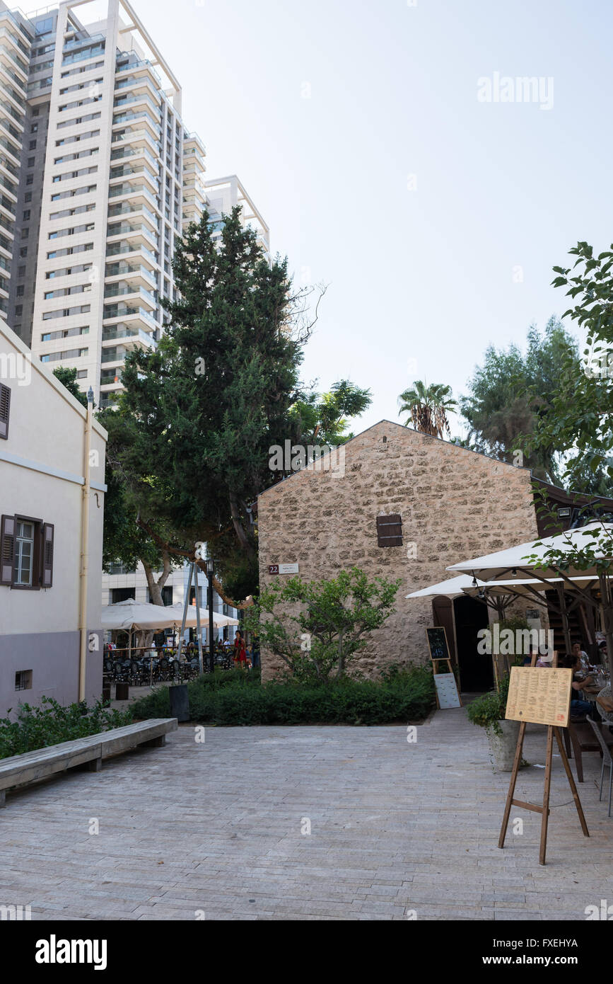 Historic Olive Mill and Press House in Sarona neighborhood in Tel Aviv