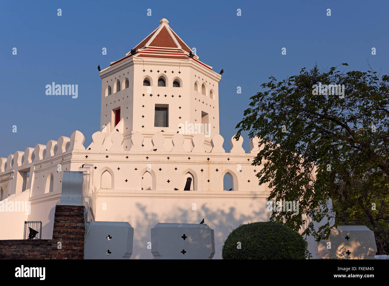 Phra Sumen Fort Bangkok Thailand Stock Photo