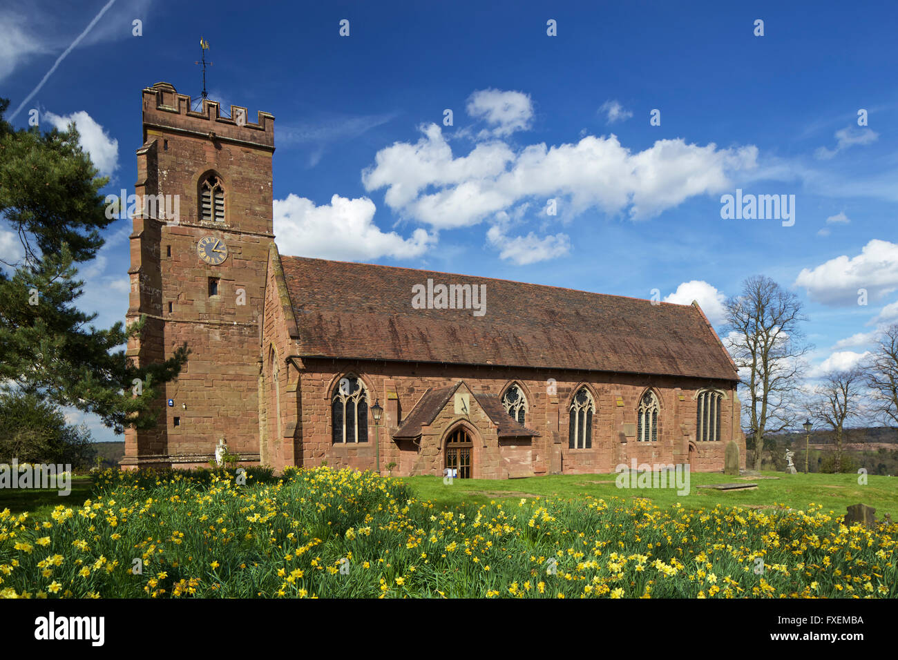 St Peters Church Kinver South Staffordshire England UK Stock Photo