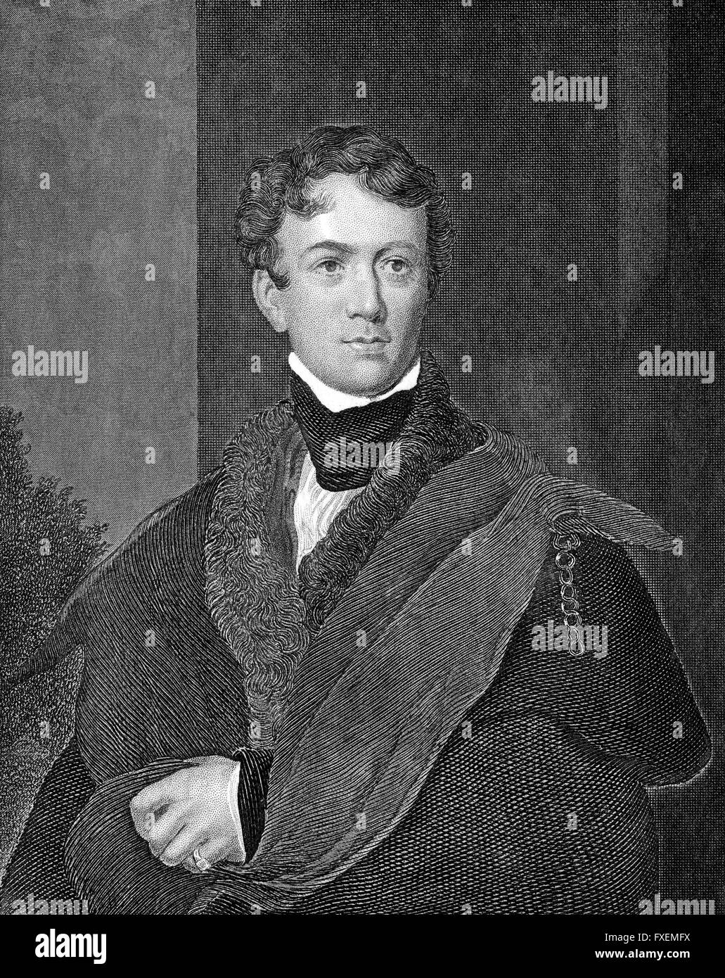 John George Lambton, 1st earl of Durham, 1792-1840, British reformist Whig statesman, John George Lambton, 1st earl of Durham, 1 Stock Photo