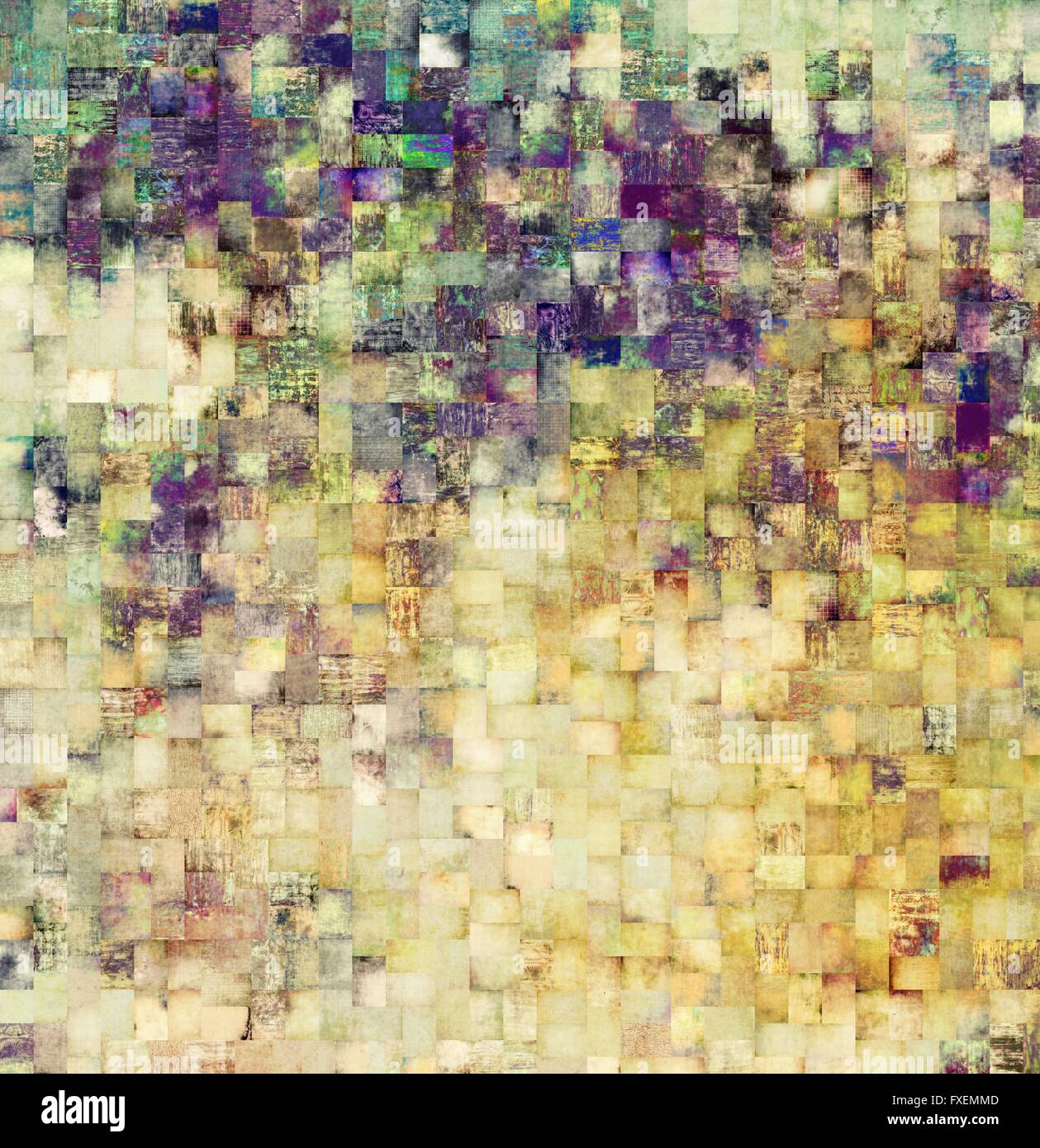 Gold orange mosaic background hi-res stock photography and images - Alamy