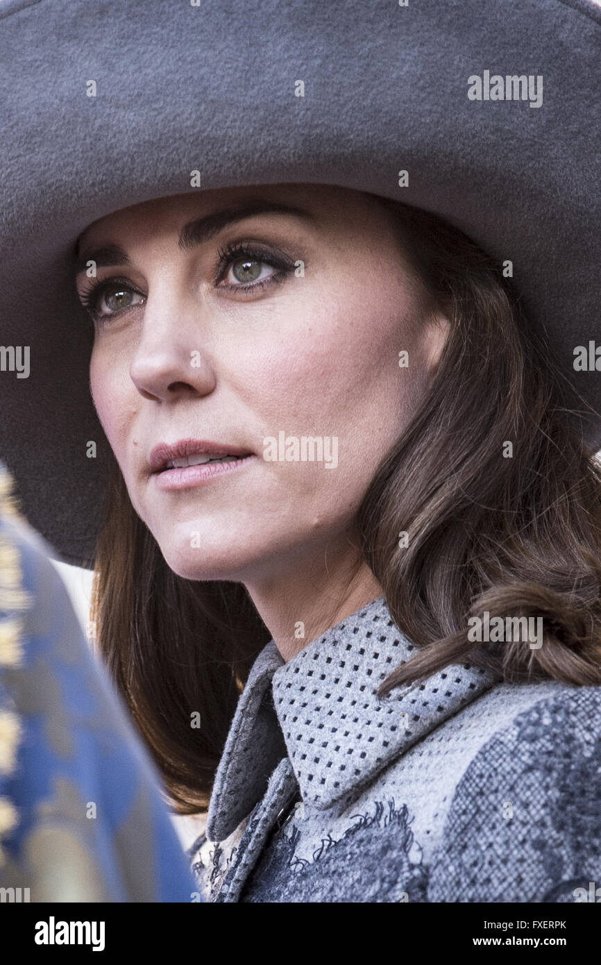 Members of the Royal family attend a service at Westminster Abbey to