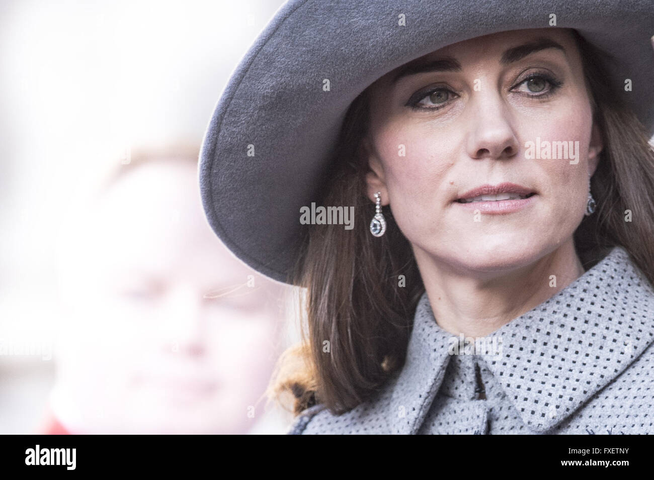 Members of the Royal family attend a service at Westminster Abbey to