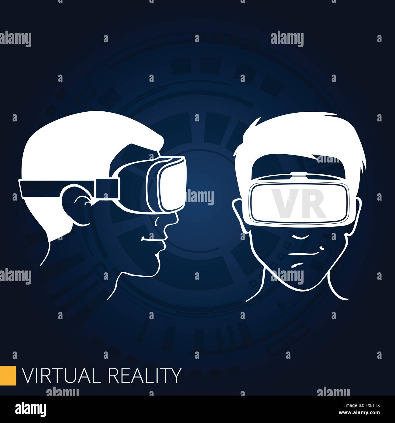 Virtual reality goggles Stock Vector Image & Art Alamy