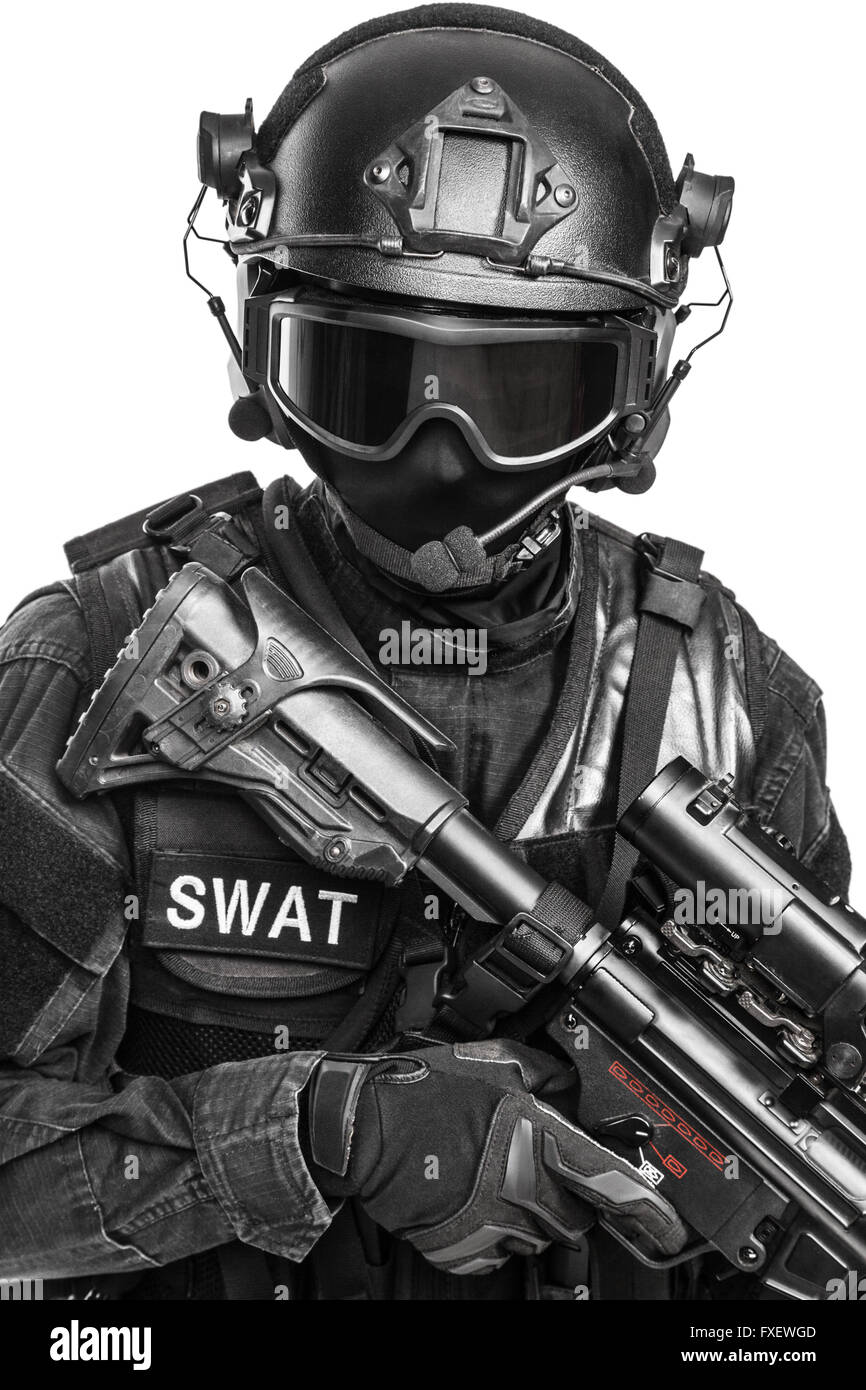 Spec Ops Police Officer SWAT Stock Photo - Alamy