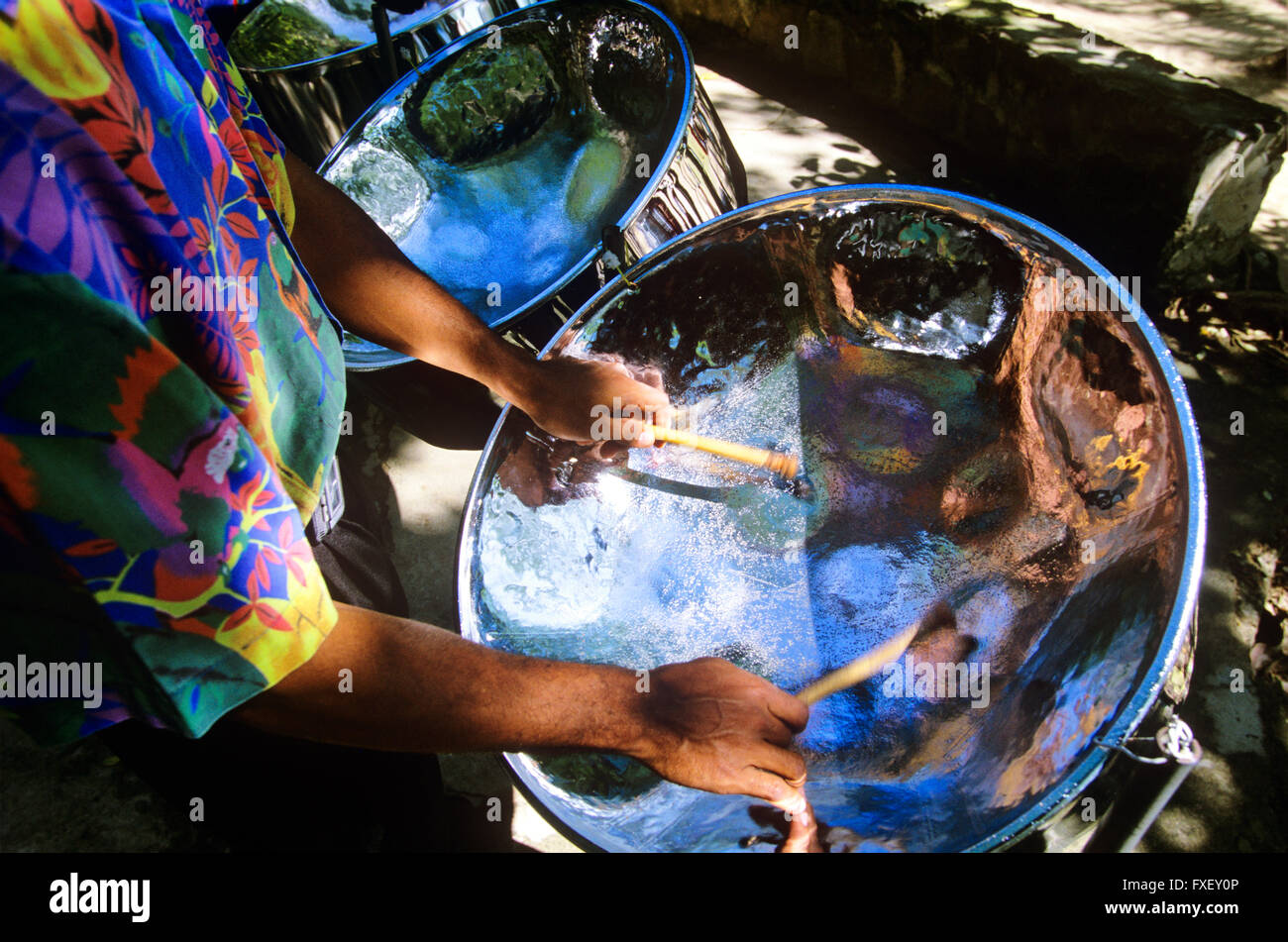 Steel drumming hires stock photography and images Alamy