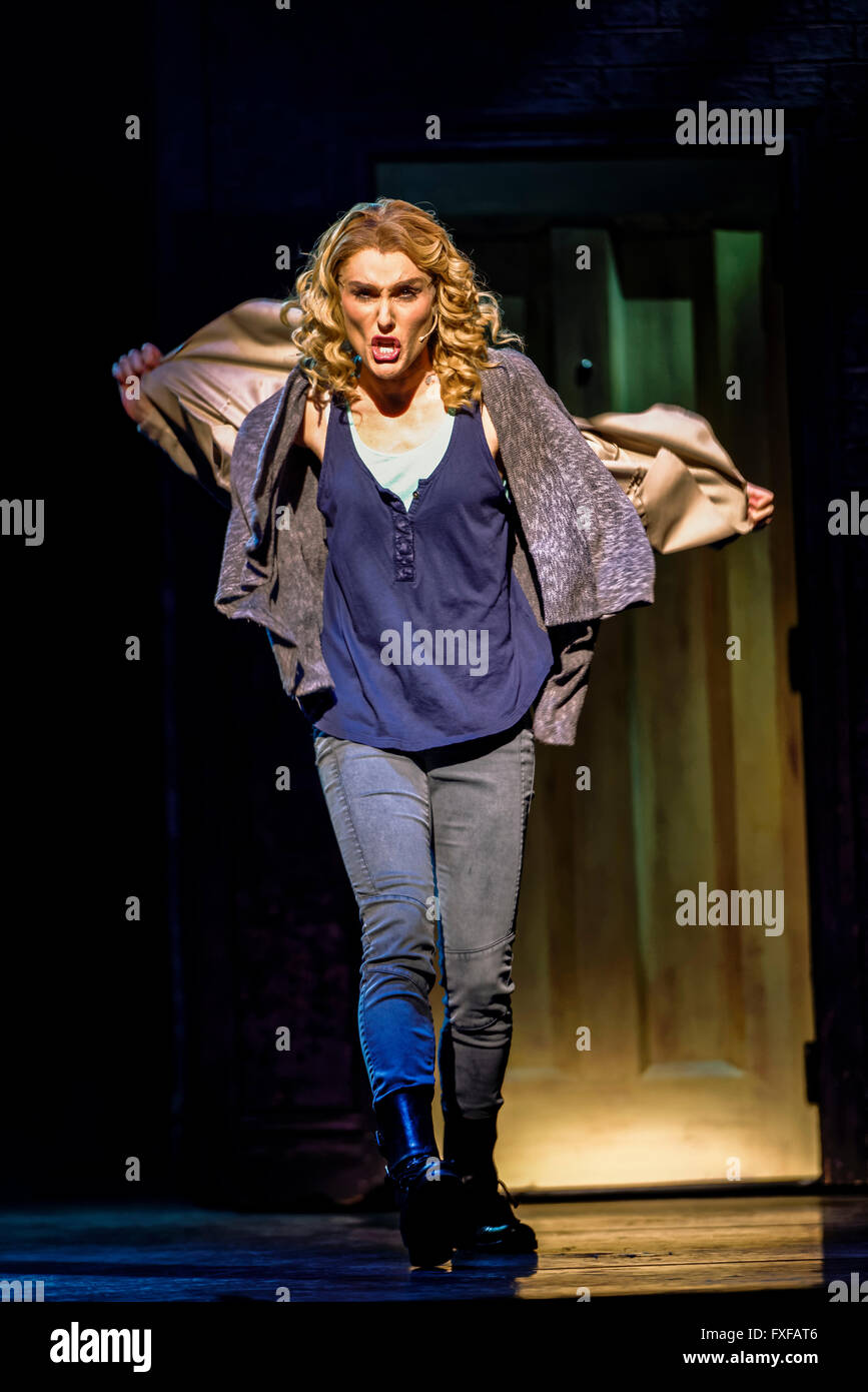 Jemma Rix as 'Molly' during the media preview of the Broadway and West End hit 'Ghost the Musical' directed by Matthew Warchus at the Theater Royal in Sydney on March 18, 2016. Sydney, Australia. 18 March, 2016. © Hugh Peterswald/Alamy Live News Stock Photo