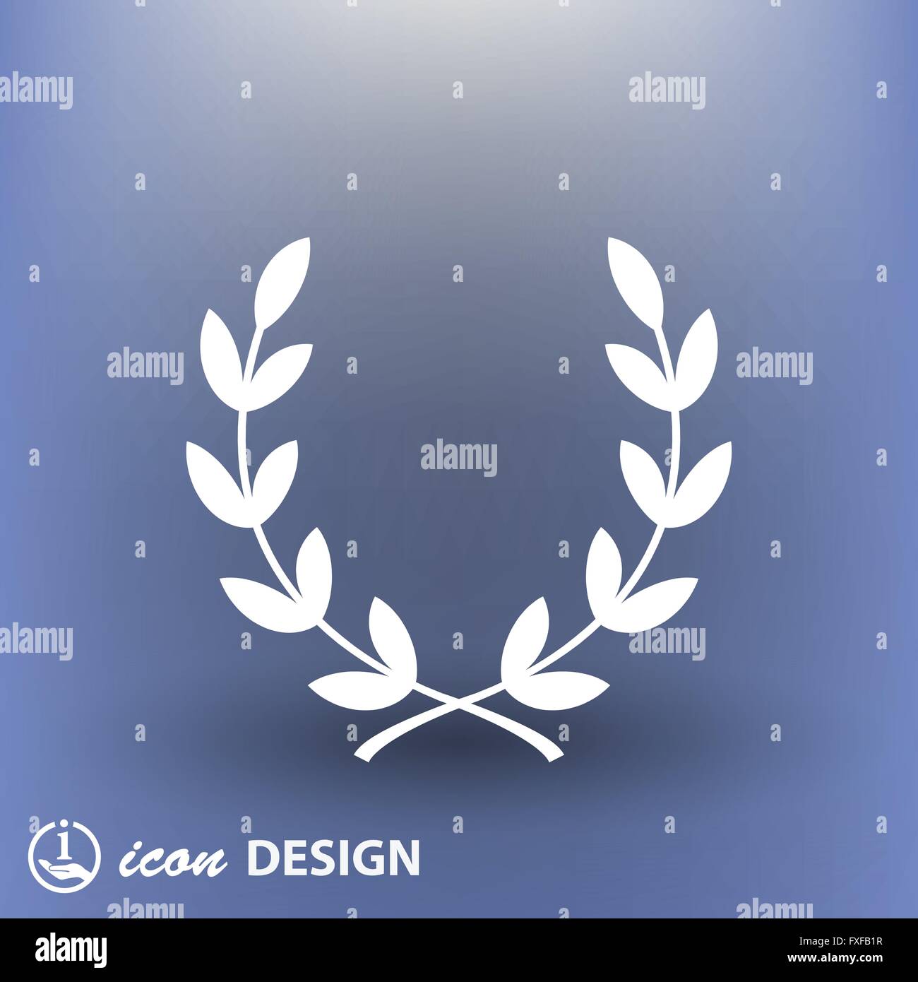 Pictograph of laurel wreath Stock Vector Image & Art - Alamy