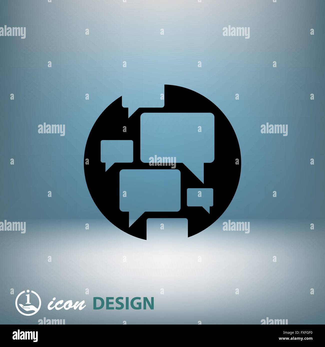 Pictograph of chat Stock Vector Image & Art - Alamy