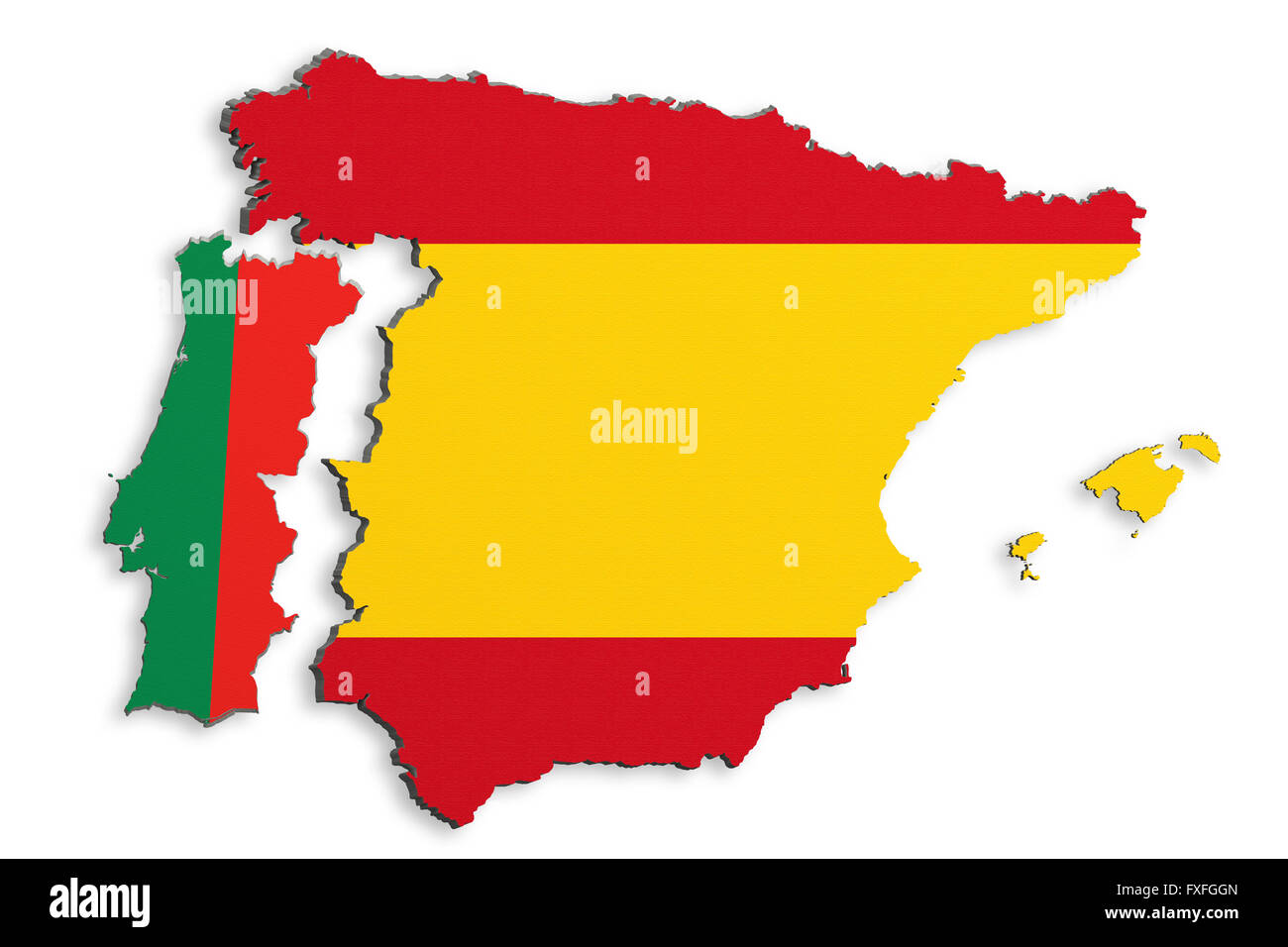 Portugal Map - Country on the Iberian Peninsula in Southwestern Europe  Stock Vector - Illustration of contour, territory: 120941215