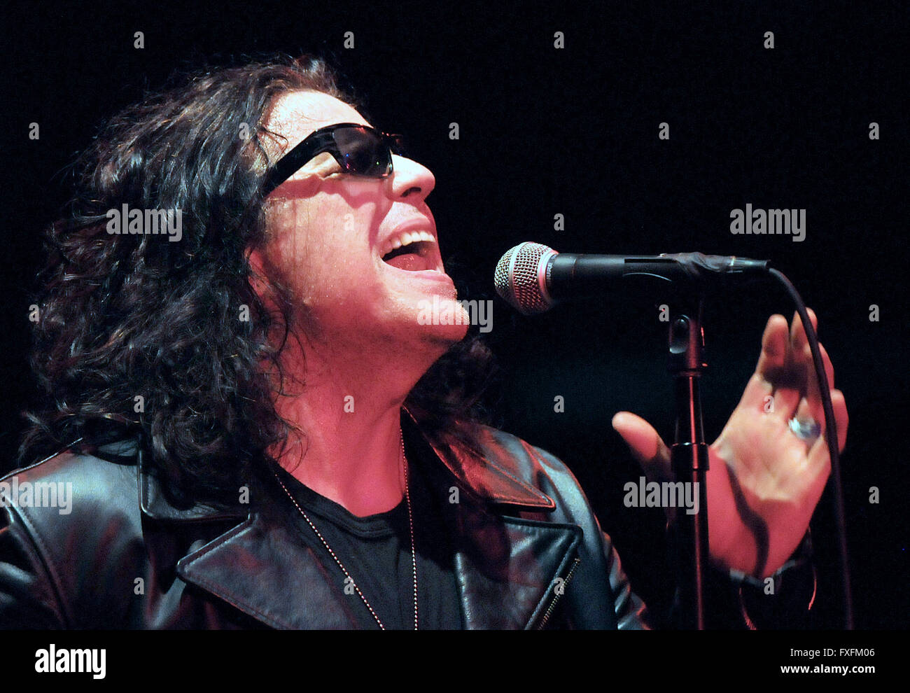 Lake Buena Vista, Florida, USA. 14th April, 2016. Ian Astbury performs with the British rock band The Cult at the House of Blues Orlando in Lake Buena Vista, Florida on April 14, 2016. Credit:  Paul Hennessy/Alamy Live News Stock Photo