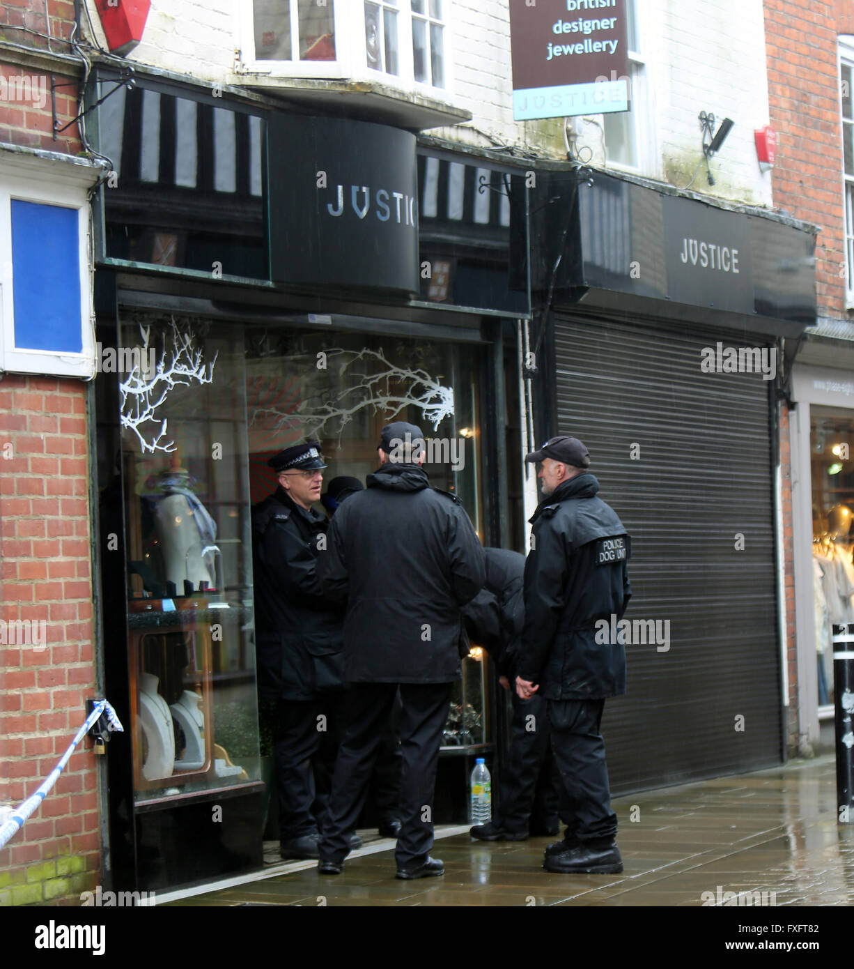Winchester, Hampshire, UK. 15th April 2016. A hampshire jeweller was