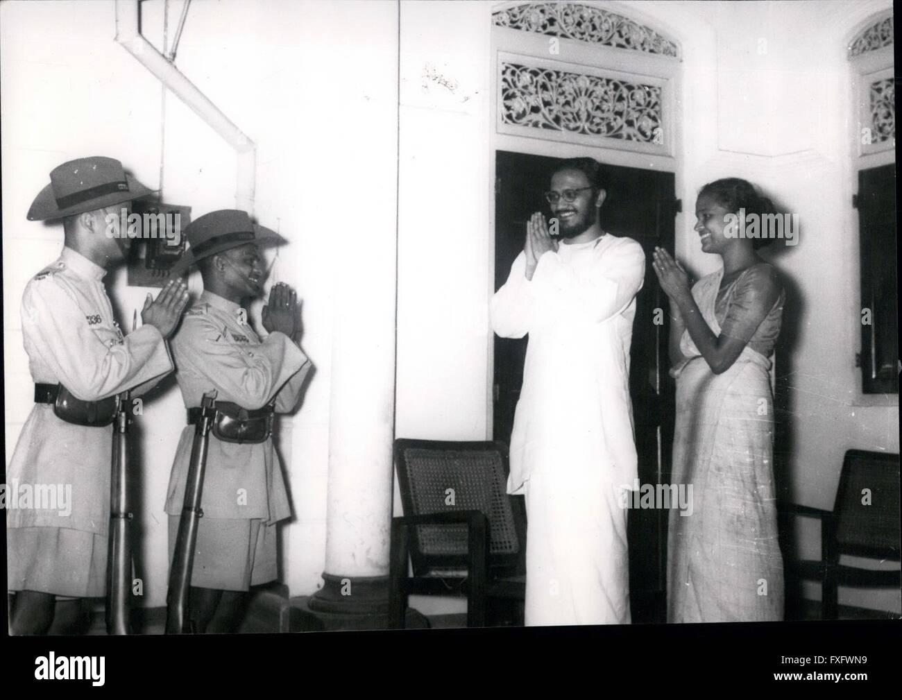 1967 - Ceylon M.P.'s released from house detention after 3 months ...