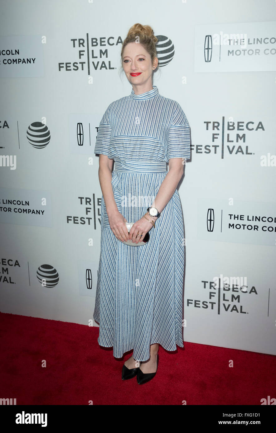 New York, NY USA - April 15, 2016: Judy Greer attends premiere All we had movie at Tribeca film festival at BMCC Credit:  lev radin/Alamy Live News Stock Photo