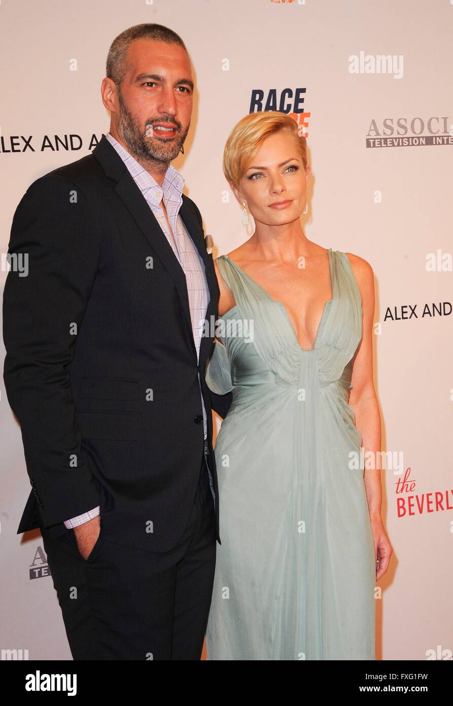 Beverly Hills, CA. 15th Apr, 2016. Jaime Pressly, Hamzi Hijazi at