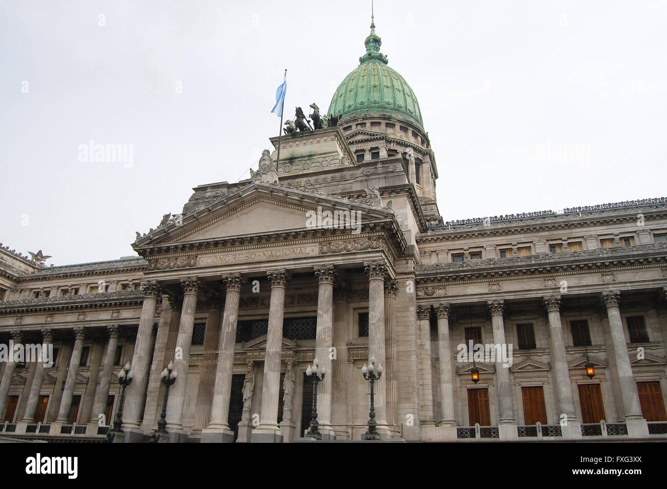 National Congress Palace - Buenos Aires - Argentina Stock Photo