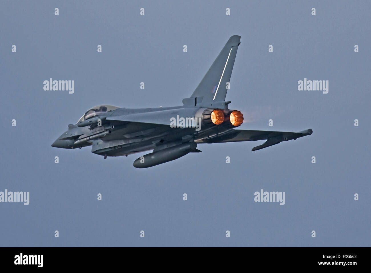 Typhoon Display! Stock Photo