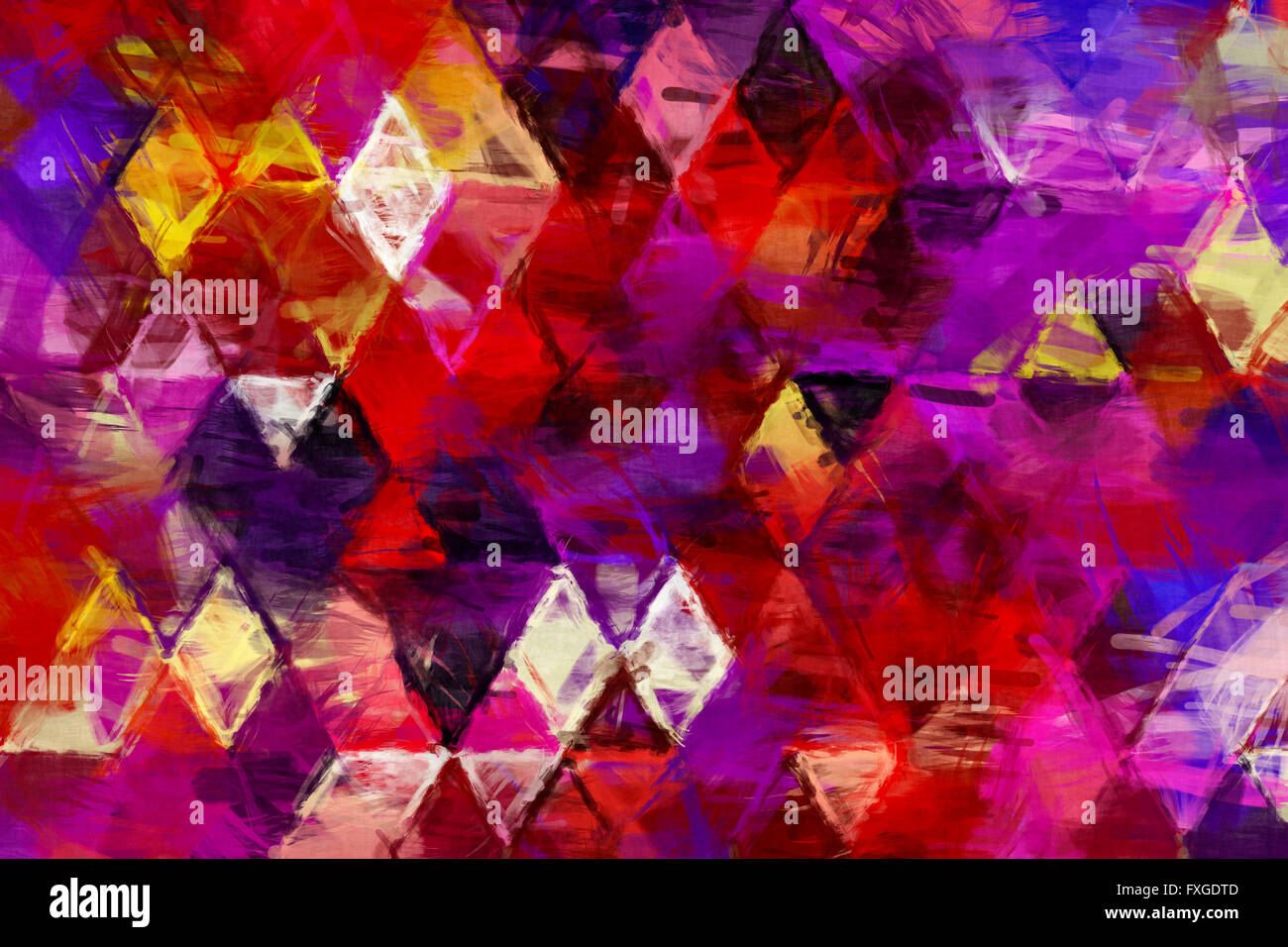 triangles painting, triangles impressionism, background geometry