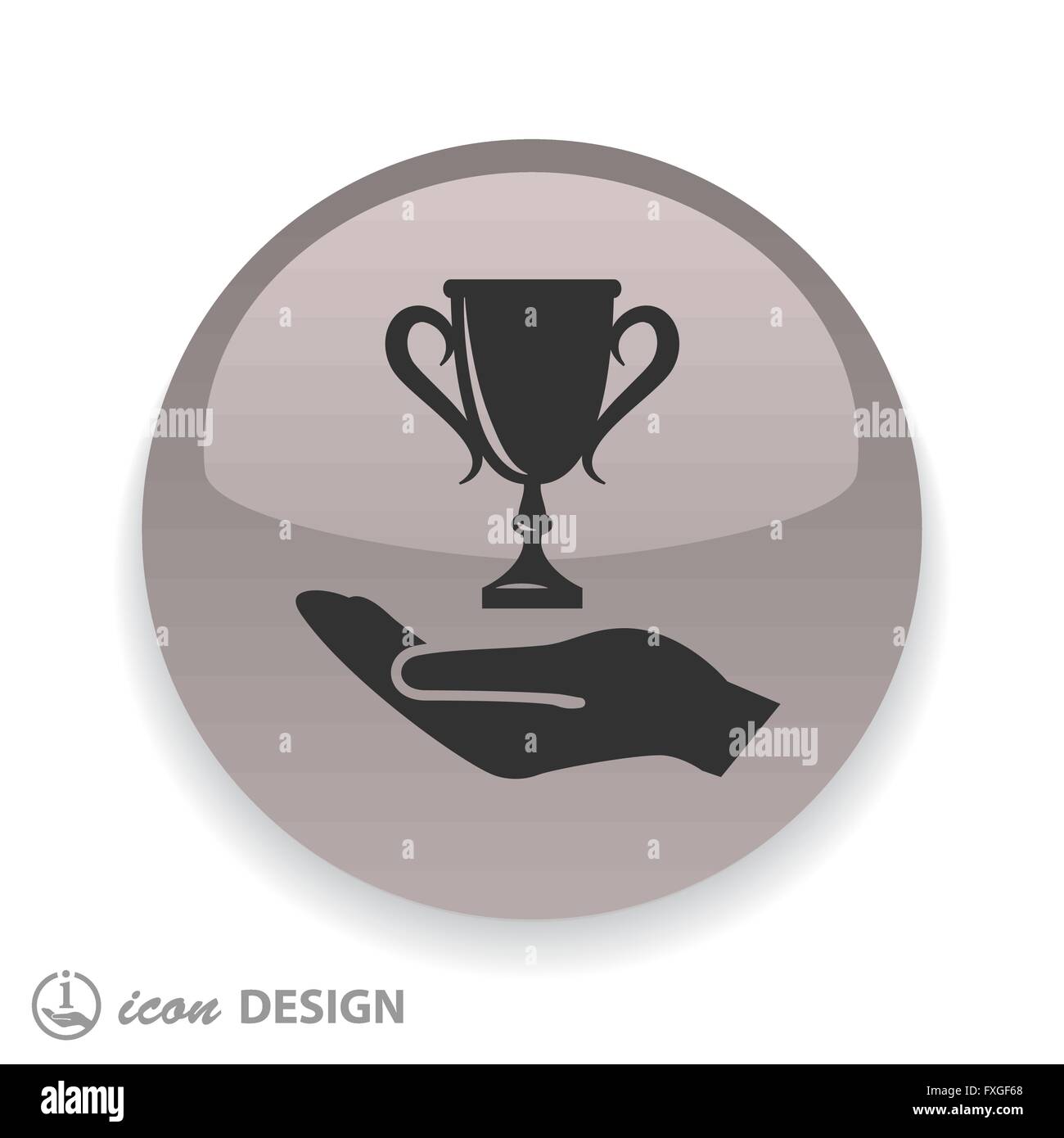Champions Cup Trophy Icon Sign High Resolution Stock Photography and ...