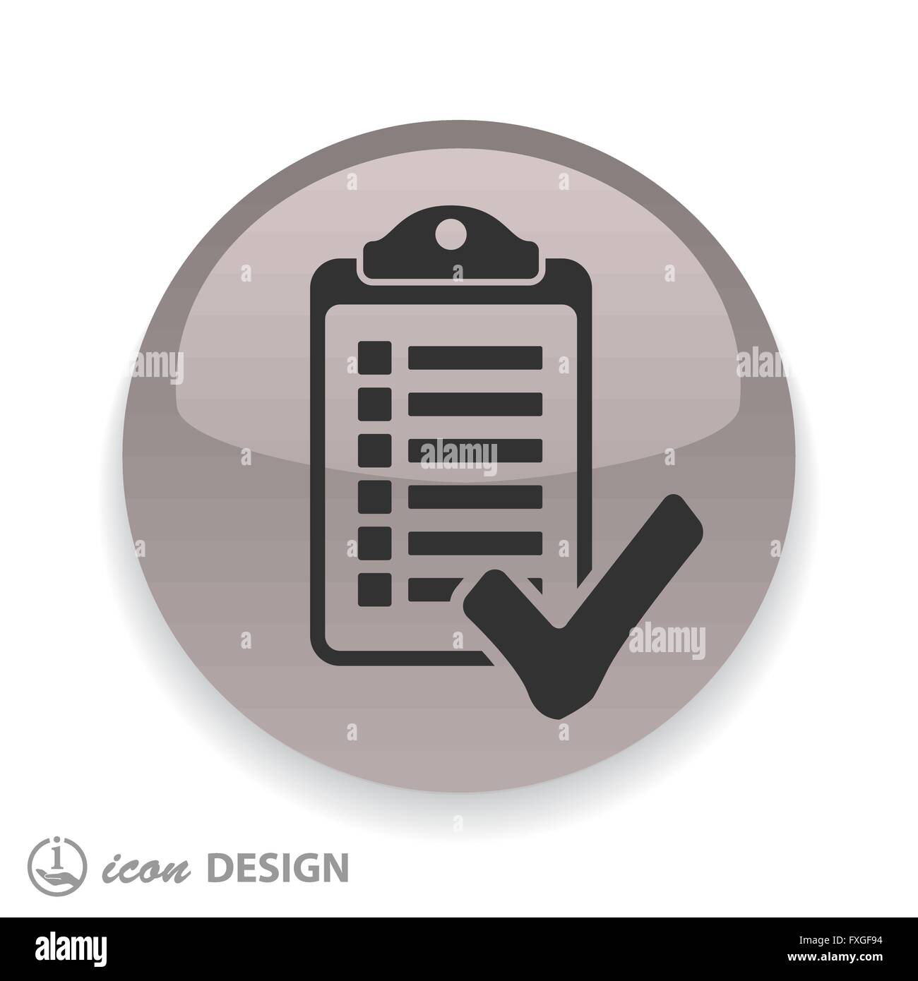 Checklist silhouette Cut Out Stock Images & Pictures - Alamy