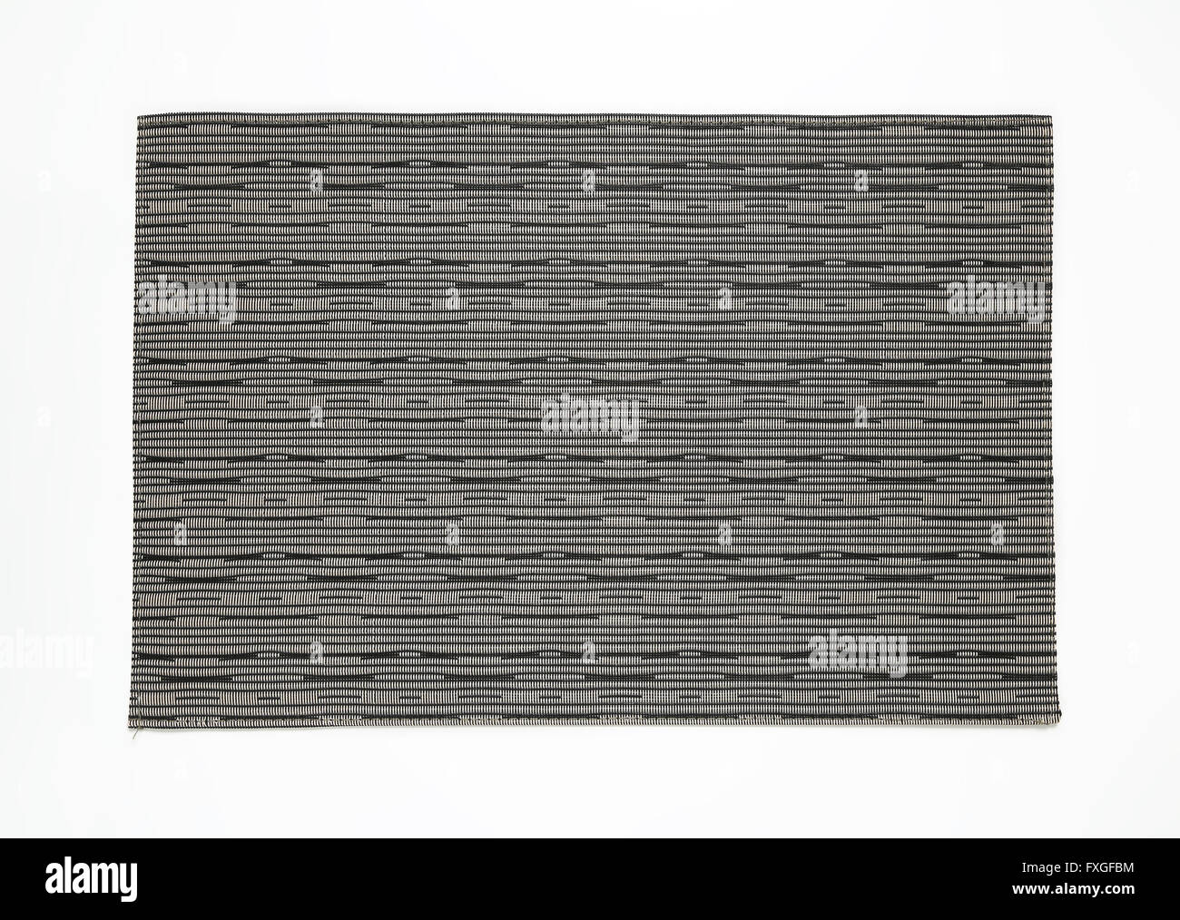 Stylish rectangular gray table mat Stock Photo Alamy