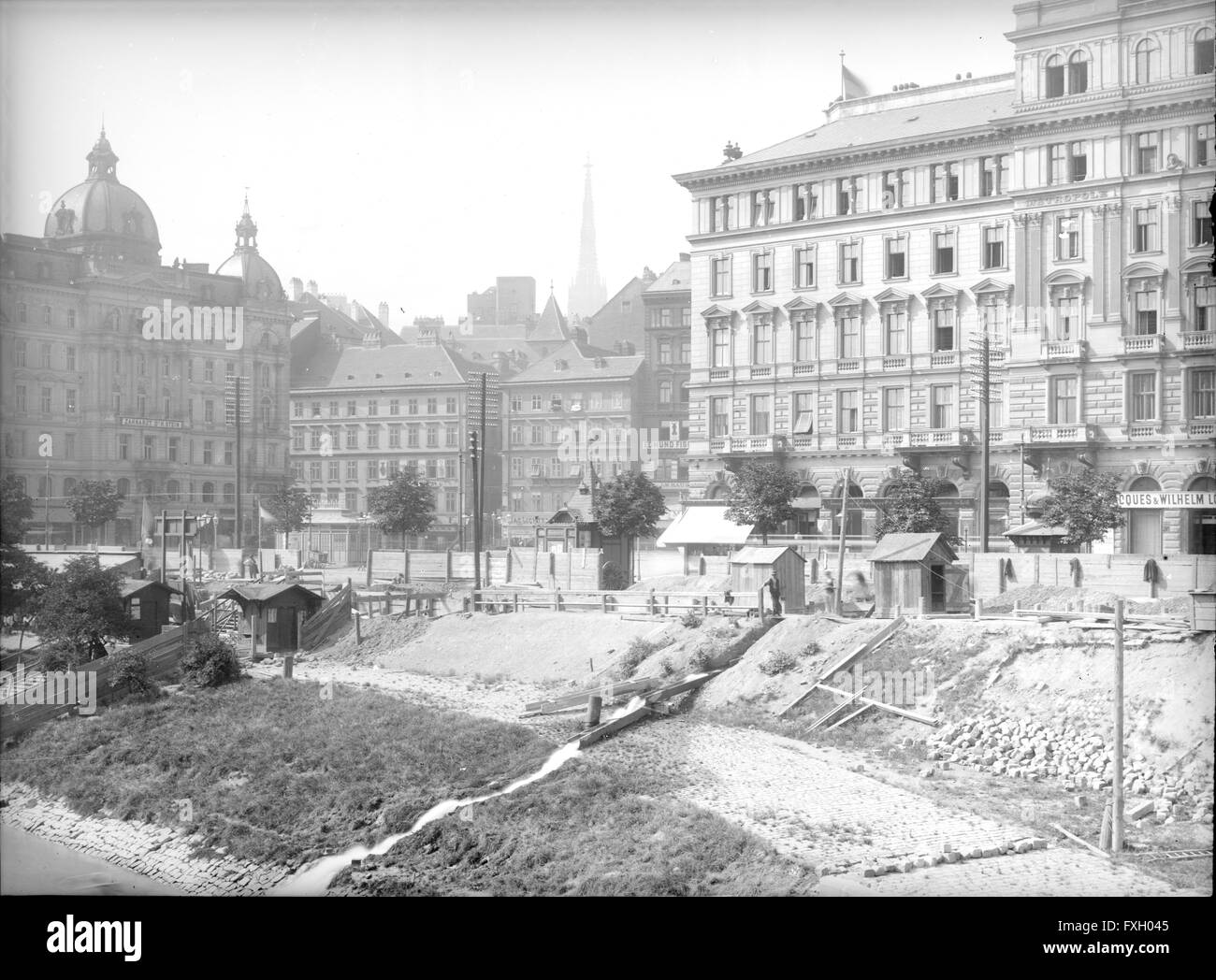 Wien 1, Ringstraße (Franz Josefskai 31) Stock Photo