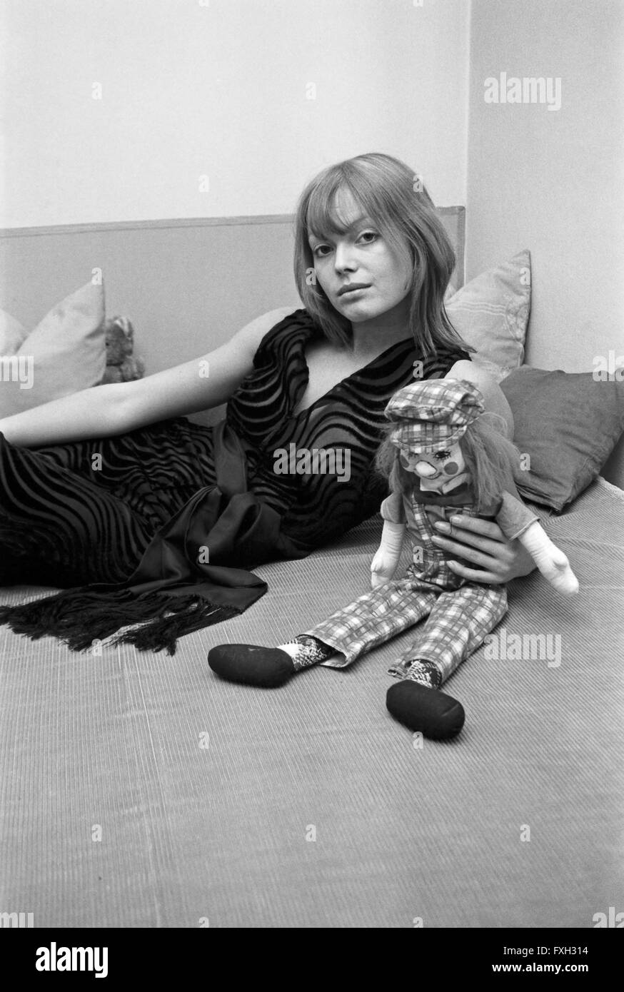Model Andrea Rau Deutsche Schauspielerin und Fotomodell Andrea Rau, Deutschland 1970er ...